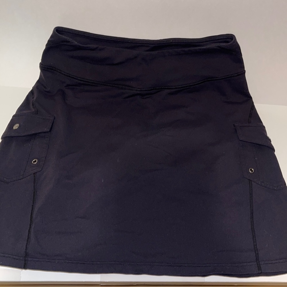 ATHLETA Black Stretch Womens Tennis Skort Size Small Tall (ST)